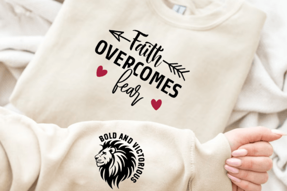 Bold and Victorious Sleeve Svg Design