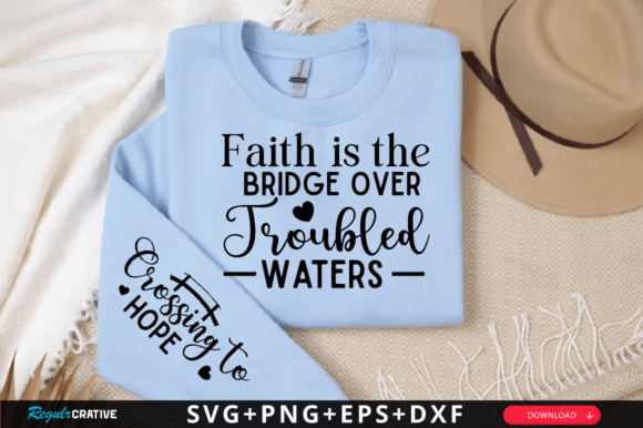 Faith is the Bridge over Troubled SVG