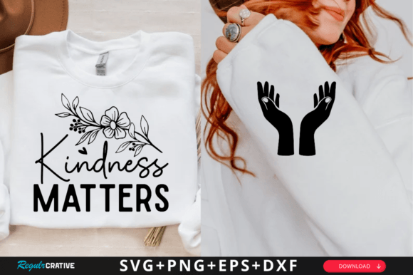 Kindness Matters Sleeve Svg Design