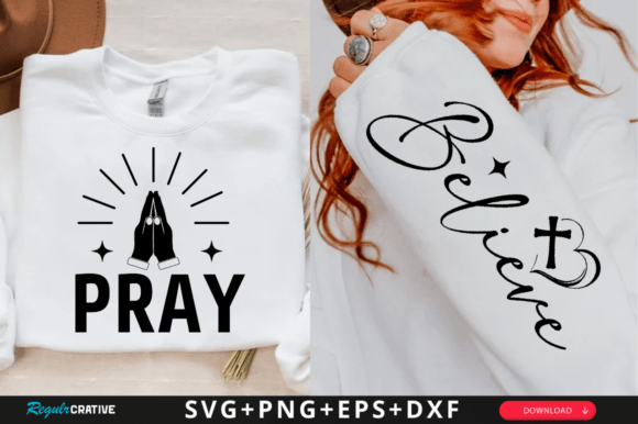 Pray Sleeve Svg Design, Religious SVG